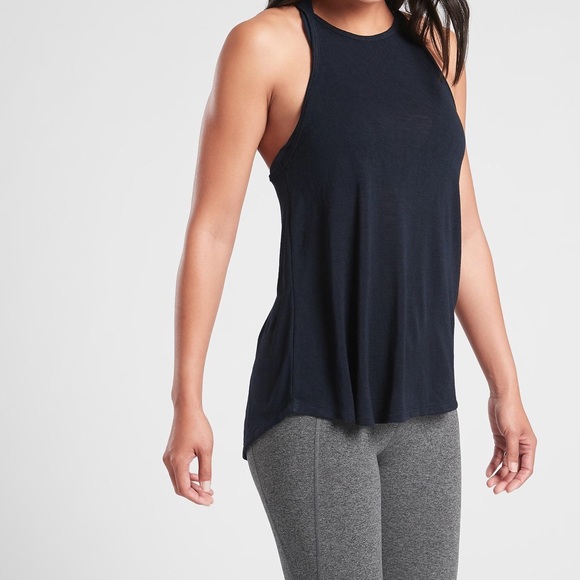 Athleta Tops - Navy blue Athleta breezy tank top
